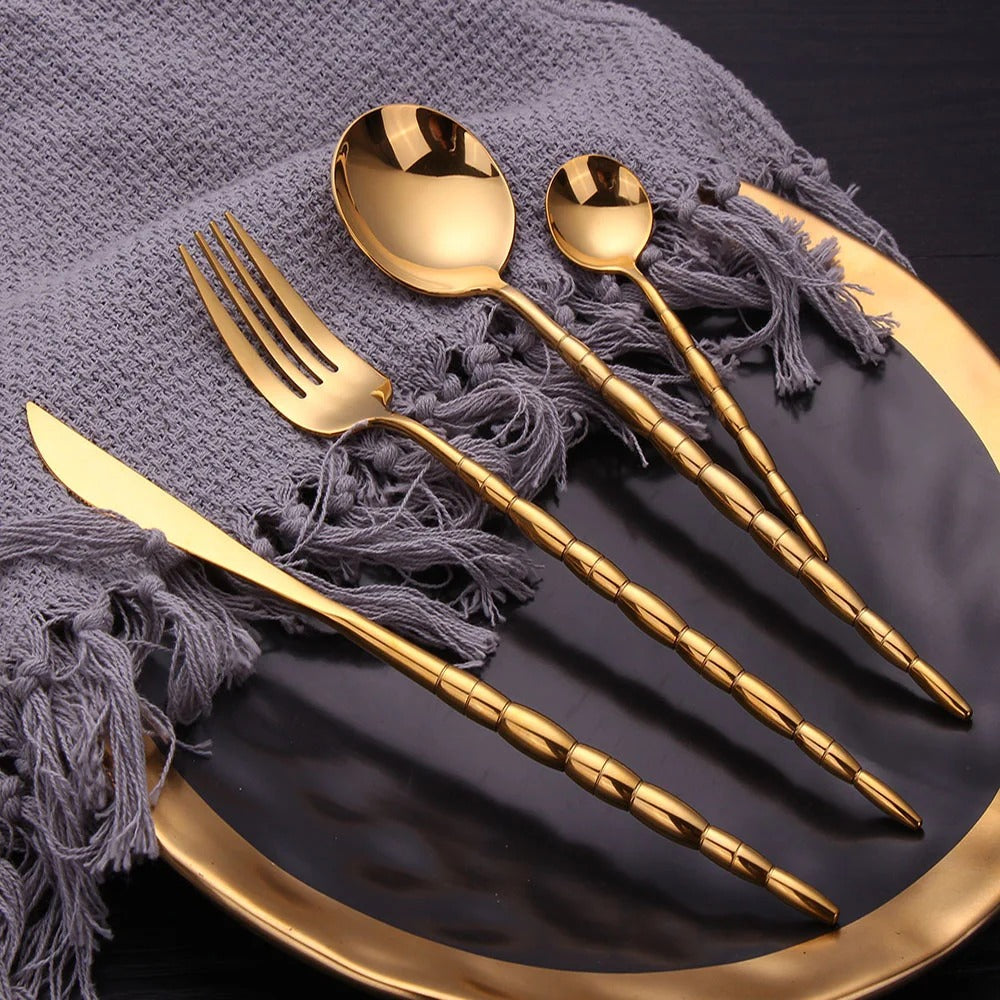 Luxe Helix Cutlery Set