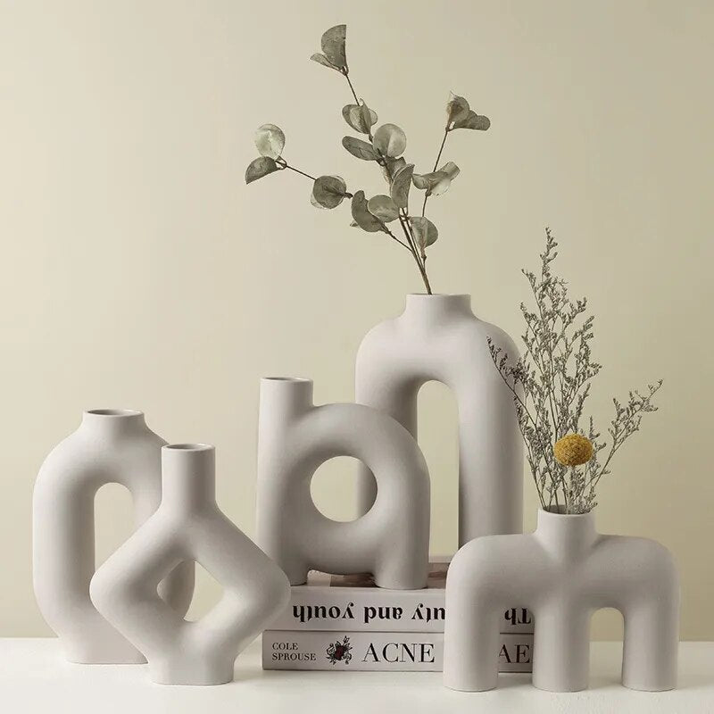 Ceramic Vase Shapes Home Decoration