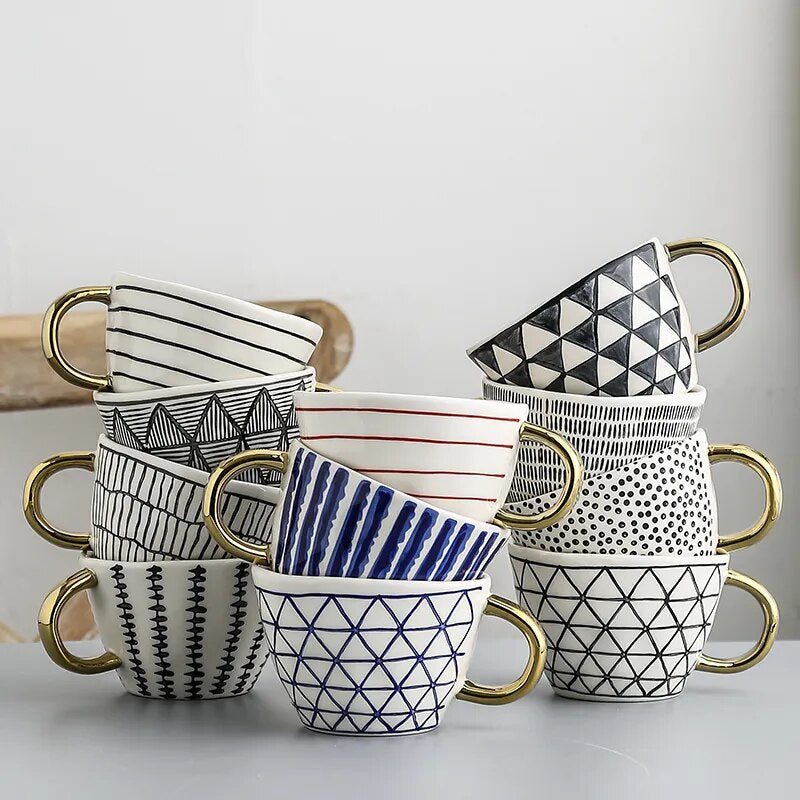 Handcrafted Nordic Luxury Ceramic Mug