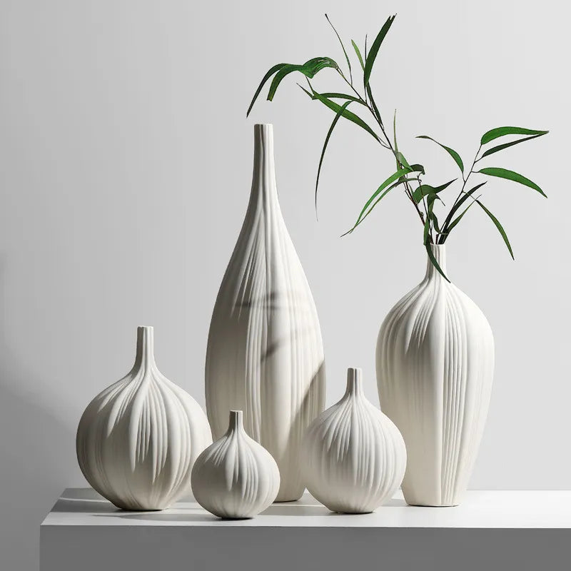 Botanical Ceramic Vase